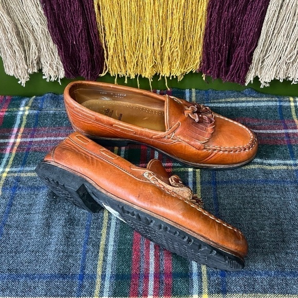 Allan Edmonds Brown Nashua Tassel Loafers 10.5 - Picture 7 of 7